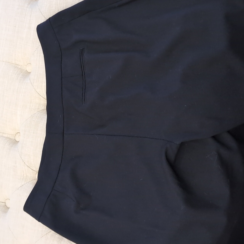 Lafayette 148 Black Wool Classic Straight Leg Trouser Sz 10 - Picture 6 of 8